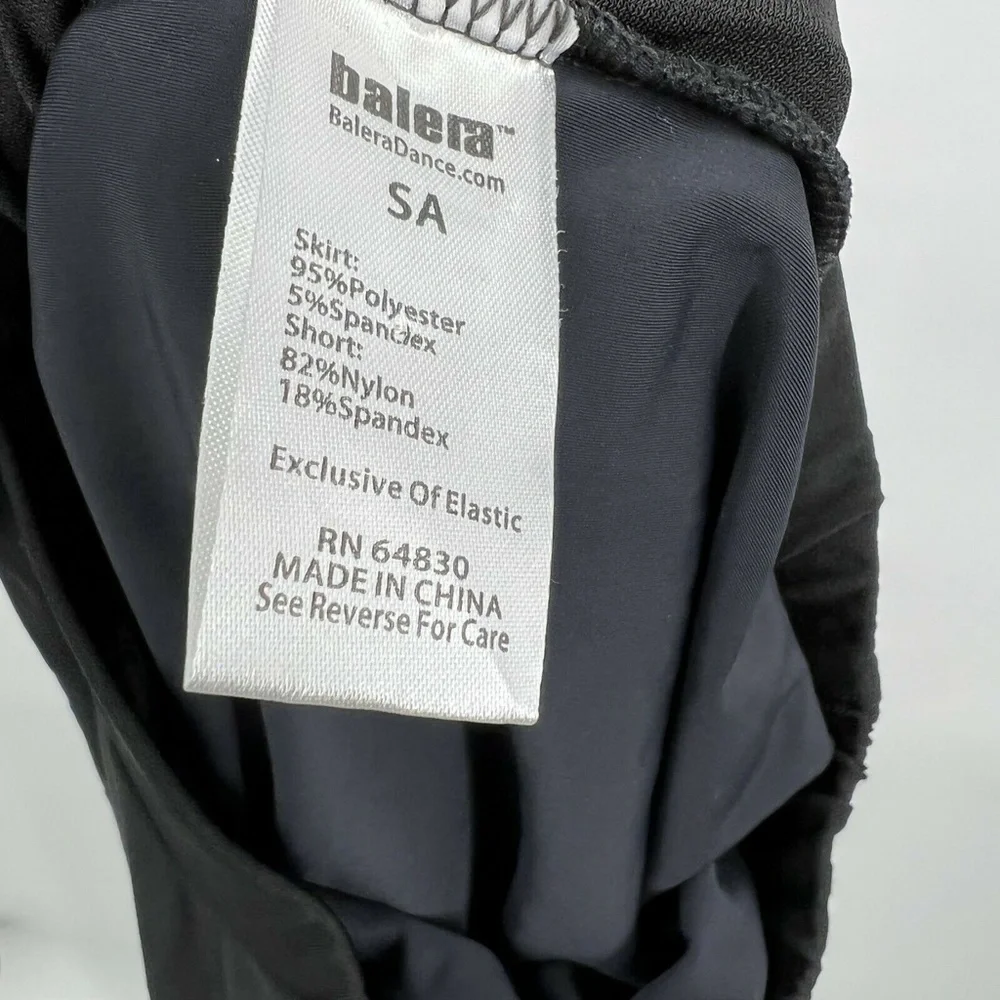 Balera Skirt Black Asymmetrical Hem - Picture 4 of 9